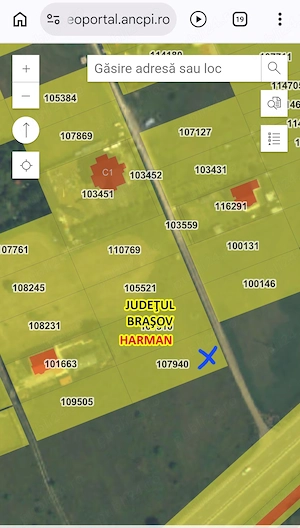 Teren Intravilan Harman 920mp str.Henri Coandă  - imagine 4