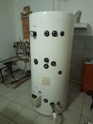 Boiler termoelecric 500 l cu 2 serpentine