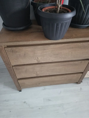 Comodă 3 sertare VEDDE stejar sălbatic