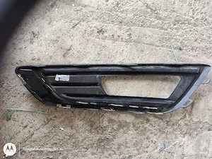 Grila bara fata dreapta Ford FOCUS III FL 12-16 cu halogeni, NEGRU + CROMAT - imagine 4
