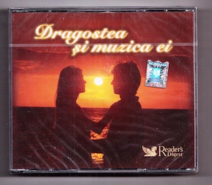 set box 5 cd dragostea si muzica ei reader s digest nou original sigilat in tipla cu timbru original