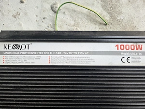 Invertor Kemot 24V 230V 1000W 