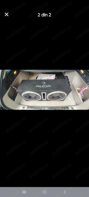 subwoofer Activ Auna XL 12-L 2x30cm cu led 2100W