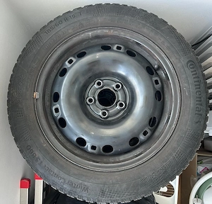 URGENT - vand 4 roti jante otel anvelope iarna Continental WinterContact TS 860 - 185/60 R15 84T.  - imagine 3