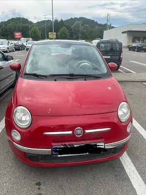 Fiat 500 roșu  - imagine 5
