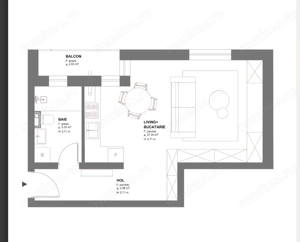 Ap. 37 utili+balcon Mobilat Utilat Comision 0 Timisoara - imagine 8