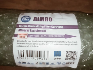 Vand cartus reminalizare a apei 10 inch