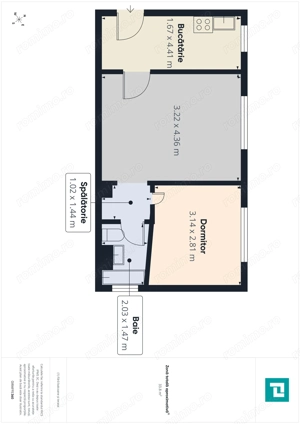Apartament 2 camere, G. Ureche, zona D. Cantemir - imagine 8