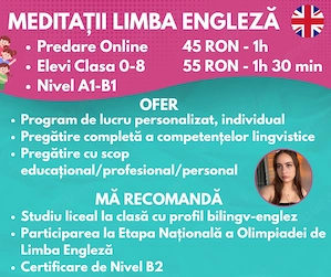  Meditații Limba Engleză   Online  -> Pregătire pentru Nivel A1-B1