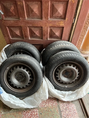 roti chevrolet aveo 185 60 14 anvelope + jante otel 