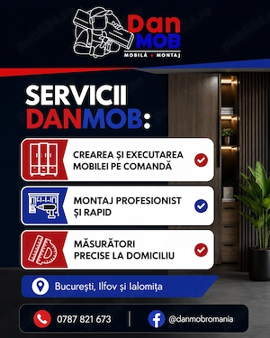 Servicii montare mobilă | Servicii mobilă pe comandă - București, Ilfov, Ialomița