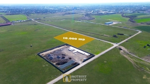 Teren industrial de vânzare 10.000 mp, PUZ aprobat, acces DN7 – Arad