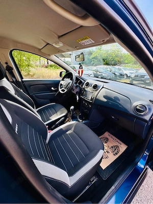 Dacia Sandero Stepway 2017, 0,9 TCe 90 cp, camera marsalier, clima, NU schimb  - imagine 9
