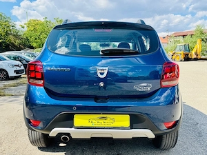 Dacia Sandero Stepway 2017, 0,9 TCe 90 cp, camera marsalier, clima, NU schimb  - imagine 7