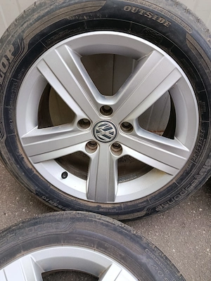Jante vw, seat, skoda 5x112 16 anvelope 205 55 16  - imagine 2