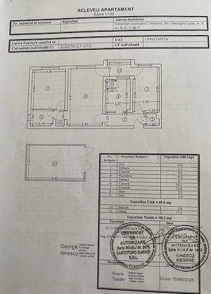 Apartament 3 camere ultracentral et 1din 4, cu garaj zidit din constructia blocului (acte la zi)