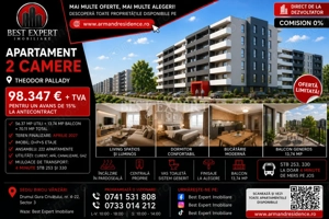 Apartament Nou 2 Camere | Încălzire în Pardoseală | Parcare Inclusa la Avans 50%