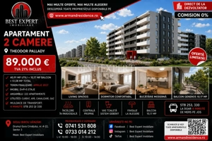 Apartament Nou | 2 Camere | Comision 0% | La avans 15% discount 50% la Parcare