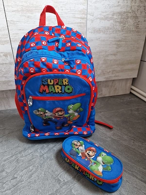 Rucsac  Super Mario și Minecraft 