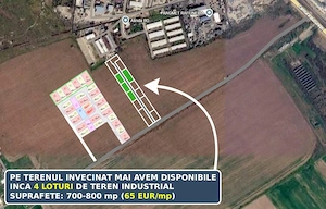 Loturi Teren Industrial Hale Bragadiru   700m de Centura București   A0   De la 65  mp - imagine 2