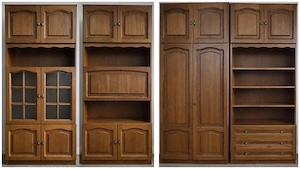 Mobilier sufragerie din lemn + colțar extensibil și fotoliu   Îngrijite, calitate deosebită!
