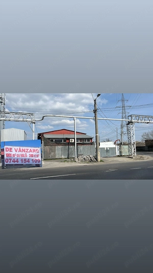 Vând hală metalică + teren în Galați 