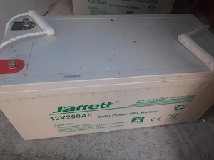 Acumulatori gel Jarrett 12V 250Ah si JRH 12V 200Ah