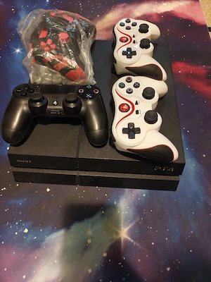 Consola PS4 1TB soft 9.00 + 4 controllere