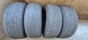 et 4 jante otel + anvelope iarna 205/55/R16 91H/94H Bridgestone / UNIROYAL, DOT 2021/2023 - imagine 4