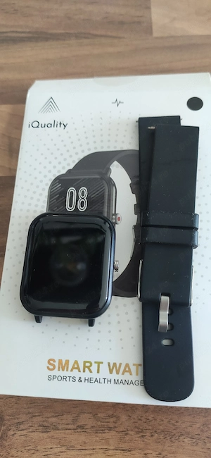 iQuality SmartWatch, ceas inteligent: oxigen in sange, ritm cardiac