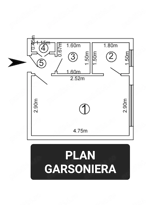 Vand garsoniera Micro19 Galati - imagine 2