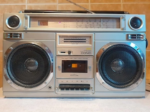 Radiocasetofon Boombox Conic Radio cu 6 benzi
