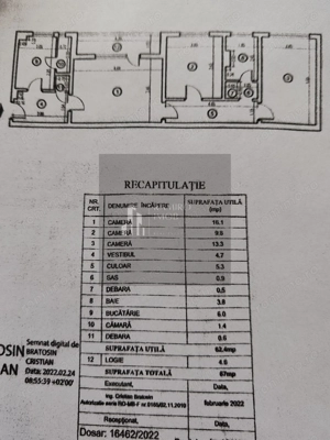 Apartament 3 camere, Brancoveanu/ Covasna, renovat, mobilat IKEA - imagine 18