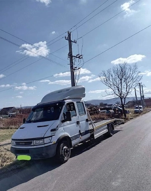 Vând schimb Iveco daily 60C17 autoplatforma platforma masini utilaje t - imagine 3