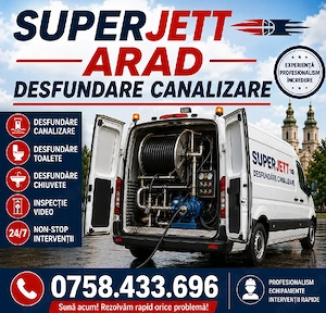 Desfundare canalizare, video inspecție, desfundari conducte 