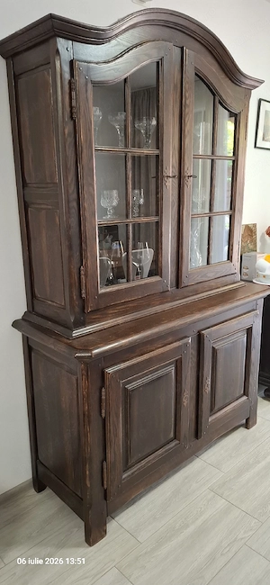 vand dulap bufet-vitrina 2 corpuri 