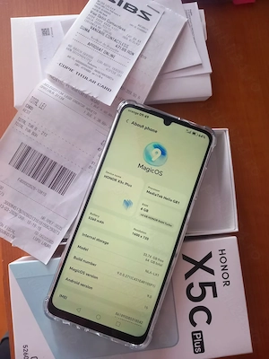 Telefon Honor x5c plus, nou, garanție, NFC