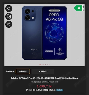 Oppo a6 pro 5g nou sigilat