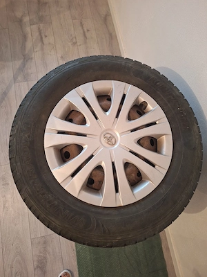Set 4 Jante tablă R16 Toyota (RAV4) + Capace originale - imagine 3