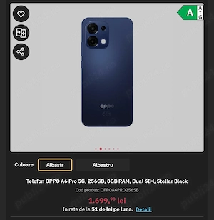 Oppo A6 Pro 5G Sigilat, Garantie.