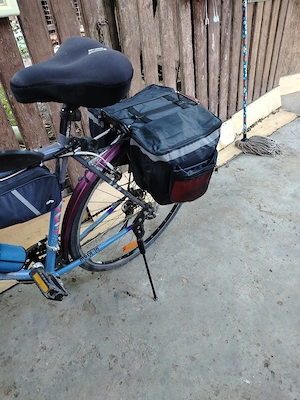 Geanta dubla portbagaj bicicleta nouă  - imagine 4