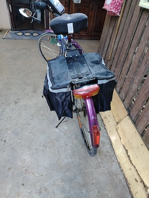 Geanta dubla portbagaj bicicleta nouă  - imagine 3