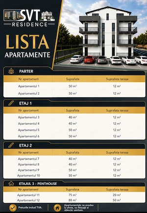 Apartamente noi de vanzare DIRECT DE LA DEZVOLTATOR (fara comision) - imagine 4