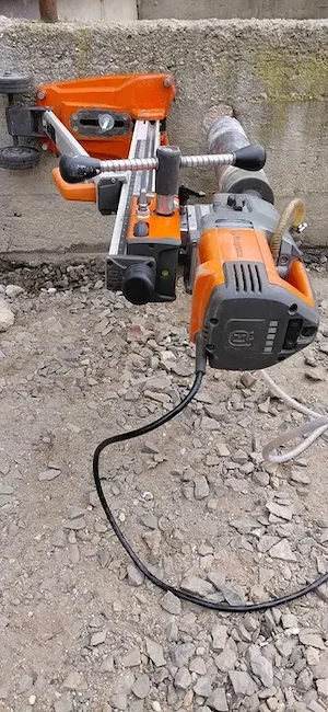 Masina de carotat Husqvarna DM 280 + stativ DS 250 | Profesională | Gata de lucru | Factura