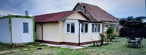 Vand casa 50 mp, casa veche, container locuibil, teren 1500 mp, 68000 , la 35 km de Timisoara 