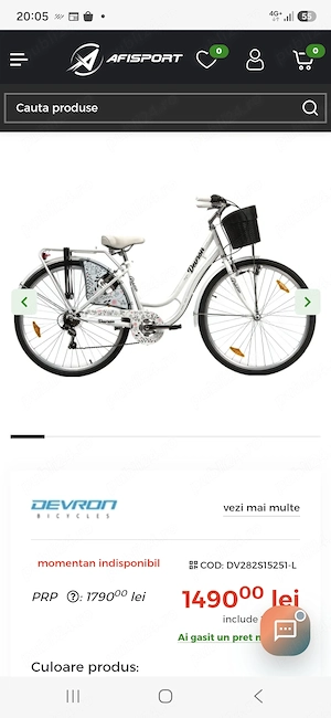 Vând bicicleta damă 