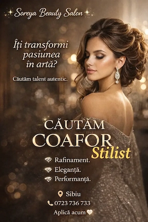 Căutăm colegă pentru postul de Coafor frizerie damă 