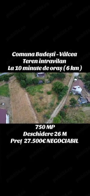 750 mp la 10 min de oras 27m deschidere