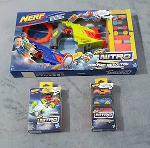 Vand 3 seturi NERF Nitro DuelFury 