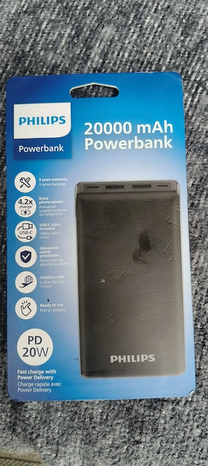 Baterie externă 20000mAh Philips 